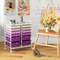 Space-Saving 12-Drawer Rolling Cart Sturdy Metal and PP Storage Trolley with Lockable Wheels for Office or Home